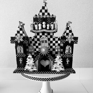 Black and White Hand Made Castle